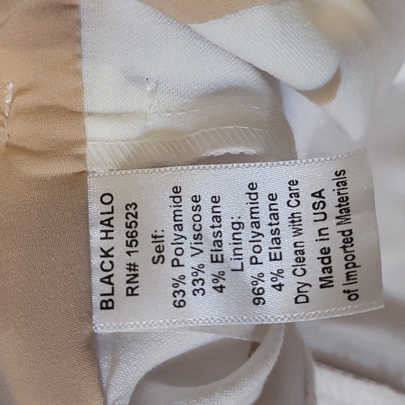 BLACK HALO☆ Cap- Sleeve Belted wide-leg Jumpsuit - Picture 12 of 14